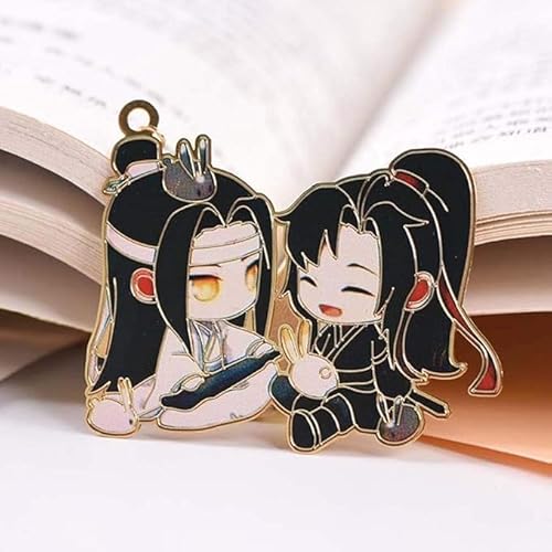 Chinesisches Mo Dao Zu Shi Lesezeichen, Großmeister der Dämonischen Kultivierung, Wei Wuxian LAN Wangji, Metall-Lesezeichen, Buchumschläge und Buchzubehör, Etiketten, Index-Trennblätter und Chinesisches Mo Dao Zu Shi Lesezeichen, Großmeister der Dämonischen Kultivierung, Wei Wuxian LAN Wangji, Metall-Lesezeichen, Buchumschläge und Buchzubehör, Etiketten, Index-Trennblätter und von Yjemle
