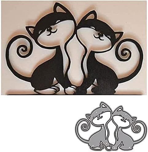 Metall-Stanzformen mit niedlichem Katzen-Motiv, für Kartenherstellung, Stanzschablonen für DIY, Scrapbooking, Fotoalbum, Papier, dekoratives Handwerk für Grußkarten, Einladungen, Geburtstagsgeschenk Metall-Stanzformen mit niedlichem Katzen-Motiv, für Kartenherstellung, Stanzschablonen für DIY, Scrapbooking, Fotoalbum, Papier, dekoratives Handwerk für Grußkarten, Einladungen, Geburtstagsgeschenk von Yjemle