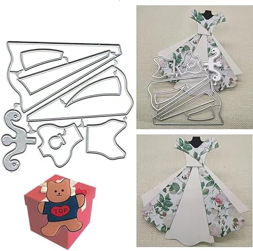 Stanzschablonen mit Prinzessinnenkleid, für Damen, Mädchen, Damen, Party, Kleid, Rock, Stanzschablonen für Bastelarbeiten, Scrapbooking, Fotoalbum, dekorative Prägepapier-Stanzformen für Stanzschablonen mit Prinzessinnenkleid, für Damen, Mädchen, Damen, Party, Kleid, Rock, Stanzschablonen für Bastelarbeiten, Scrapbooking, Fotoalbum, dekorative Prägepapier-Stanzformen für von Yjemle