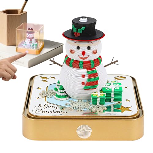 Yjkedfh 3D Kalender 2026 | Papier-Relief Kalender Notizblock 2026 - Witziger Dekorationsblock Für Weihnachten Arbeitszimmer Küche Schreibtisch Schlafzimmer Wohnzimmer von Yjkedfh