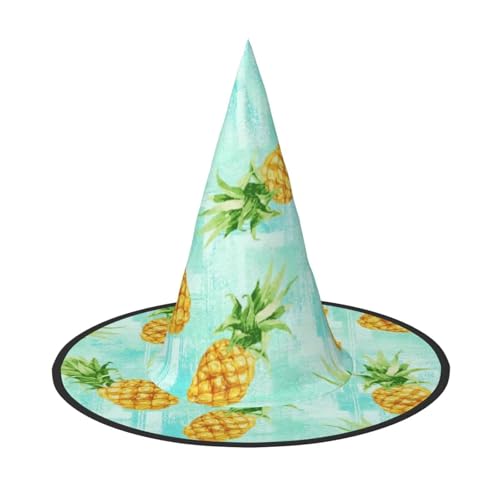 Yjwuk Grüne Ananas, Halloween-Hut, Halloween-Dekoration, Karnevalszubehör, Dekoration für Gartenparty im Freien von Yjwuk