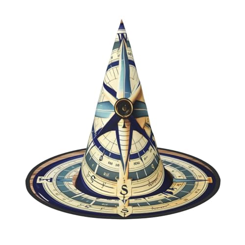 Yjwuk Maritimer Segelboot-Kompass-Druck, Halloween-Dekoration, Karnevals-Zubehör, Dekoration für Outdoor-Gartenparty Yjwuk Maritimer Segelboot-Kompass-Druck, Halloween-Dekoration, Karnevals-Zubehör, Dekoration für Outdoor-Gartenparty von Yjwuk