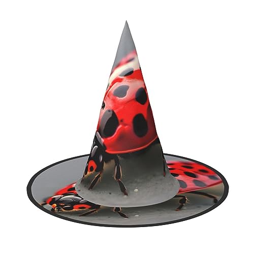 Yjwuk Roter Marienkäfer-Druck, Halloween-Dekoration, Karnevals-Zubehör, Dekoration für Gartenparty im Freien von Yjwuk