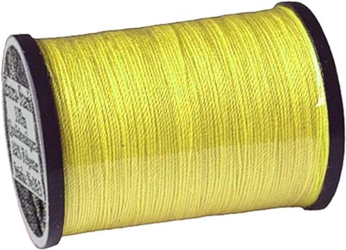 1 Stück Spule a. 100m Qualitäts - Nähgarn, Extra-Stark, Farb-Nr.1078 gelb, Ne 16/3, 100% Polyester für die Nähmaschine Garn, 1757 von Yline