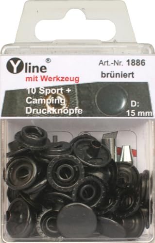 10 Druckknöpfe "Sport & Camping" brüniert 15 mm Metall rostfrei mit Werkz.& Anleit. im SB Blister, sl, 1886 10 Druckknöpfe "Sport & Camping" brüniert 15 mm Metall rostfrei mit Werkz.& Anleit. im SB Blister, sl, 1886 von Yline