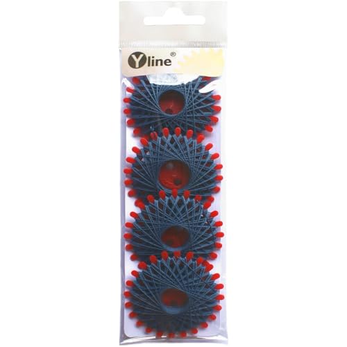 4 Sterne a. 20 m Sternzwirn Polyester azur - blau, Sternchenzwirn Stern - Zwirn, sl, (0,06 € / m), 3171-11 von Yline