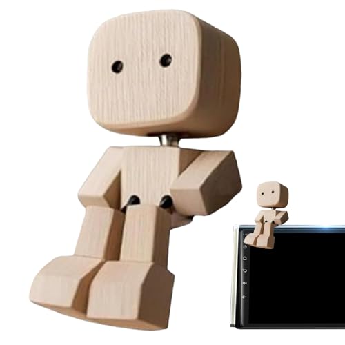 Ylnailky Holzfigur Dekoration - Wackelnde Füße Holzpuppe Menschliche Form,Bewegliche Armaturenbrett Skulptur Schreibtischdekoration Für Reise Auto Studium Pendeln Schlafzimmer Ylnailky Holzfigur Dekoration - Wackelnde Füße Holzpuppe Menschliche Form,Bewegliche Armaturenbrett Skulptur Schreibtischdekoration Für Reise Auto Studium Pendeln Schlafzimmer von Ylnailky