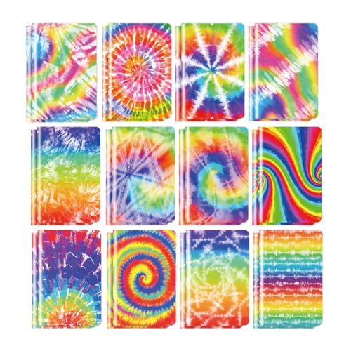 Ylnailky Kreidebatik Notizblöcke, 24 Stück Kleine Taschennotizbücher, Farbenfrohe Partygeschenke Für Geburtstag Weihnachten Feste & Feiertage Ylnailky Kreidebatik Notizblöcke, 24 Stück Kleine Taschennotizbücher, Farbenfrohe Partygeschenke Für Geburtstag Weihnachten Feste & Feiertage von Ylnailky