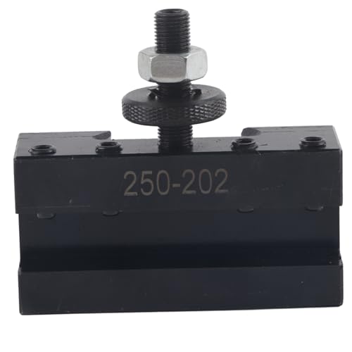 250 202 Tool Holder for Lathe Machines, Aluminum Alloy Material, Fast Tool Changing and Positioning Accuracy, Suitable for Various Machining Operations 250 202 Tool Holder for Lathe Machines, Aluminum Alloy Material, Fast Tool Changing and Positioning Accuracy, Suitable for Various Machining Operations von Ylwxzenith