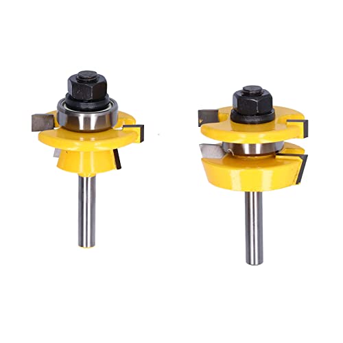 2Pcs Tungsten Carbide Router Bit Set 1/4in Shank for Woodworking, Speed Steel , smoothness Cutting, Fit for CNC, Desktop Handheld Routers, Carrying with Storage Boxes 2Pcs Tungsten Carbide Router Bit Set 1/4in Shank for Woodworking, Speed Steel , smoothness Cutting, Fit for CNC, Desktop Handheld Routers, Carrying with Storage Boxes von Ylwxzenith