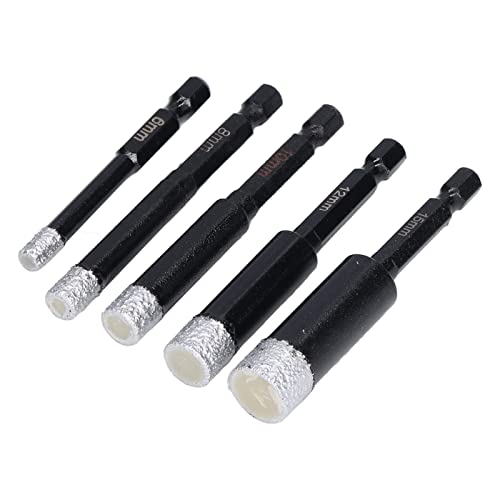 5pcs/Set Gemstone Hole Saw Kit mit Hex -Schaft, schnelle Bohrungen für Granitkeramikfliesen Marmor, Größen 6 8 10 12 15 mm, Verbesserung der Arbeitseffizienz 5pcs/Set Gemstone Hole Saw Kit mit Hex -Schaft, schnelle Bohrungen für Granitkeramikfliesen Marmor, Größen 6 8 10 12 15 mm, Verbesserung der Arbeitseffizienz von Ylwxzenith