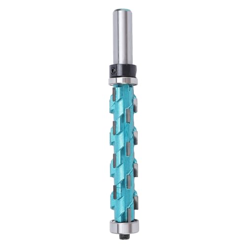Flush Trim Spiral Router Bit, 1/2in Shank 3/4in Cutting Diameter, Cemented Carbide Material, Double Bearing for Woodworking , Carrying and Storage Flush Trim Spiral Router Bit, 1/2in Shank 3/4in Cutting Diameter, Cemented Carbide Material, Double Bearing for Woodworking , Carrying and Storage von Ylwxzenith