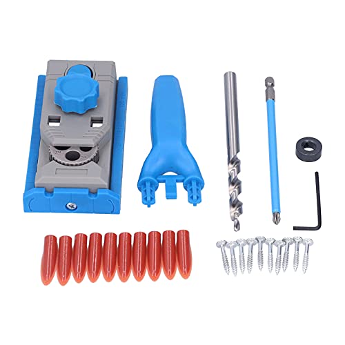 Hole Drill Jig Kit for Woodworking, Oblique Drilling Guide Dowelling Locator Tool Set, Made of ABS and Alloy Steel, Efficiency, Clear Scale for Precise Hole Depth Adjustment Hole Drill Jig Kit for Woodworking, Oblique Drilling Guide Dowelling Locator Tool Set, Made of ABS and Alloy Steel, Efficiency, Clear Scale for Precise Hole Depth Adjustment von Ylwxzenith