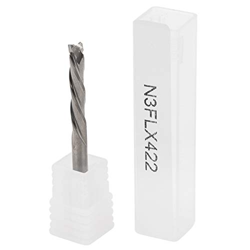 Milling Cutter Silver 3 Flute for Aluminum, 4mm Shank Diameter, Metal Cutting Tools, 4 x 4 x 22 x 55mm, Tungsten Steel, High Performance, Wear, for Non Ferrous Milling Cutter Silver 3 Flute for Aluminum, 4mm Shank Diameter, Metal Cutting Tools, 4 x 4 x 22 x 55mm, Tungsten Steel, High Performance, Wear, for Non Ferrous von Ylwxzenith