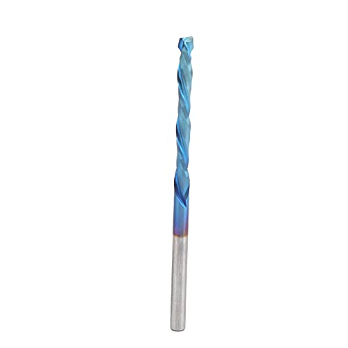 Wolframstahl -Frässchneider, 2 Flöte gerade Shank, Nanoblau -beschichtete Router -Bit, 3,175 x 28 x 60 mm, für CNC -Gravur und Mahlen mit niedrigem Kohlenstoffstahl, Aluminium Wolframstahl -Frässchneider, 2 Flöte gerade Shank, Nanoblau -beschichtete Router -Bit, 3,175 x 28 x 60 mm, für CNC -Gravur und Mahlen mit niedrigem Kohlenstoffstahl, Aluminium von Ylwxzenith