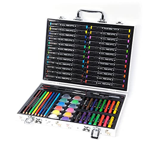 Ylwxzenith 66pcs komplettes Maleskit für Mini und Erwachsene, umfasst Farbstifte Buntstifte Marker Stifte Acrylfarben, reiche Farben zum Zeichnen von Graffiti-Färben DIY-Selbstbeherrschung, Ylwxzenith 66pcs komplettes Maleskit für Mini und Erwachsene, umfasst Farbstifte Buntstifte Marker Stifte Acrylfarben, reiche Farben zum Zeichnen von Graffiti-Färben DIY-Selbstbeherrschung, von Ylwxzenith