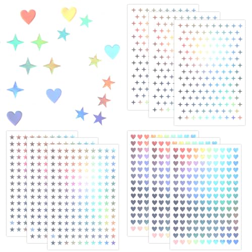 1350 Stück 9 Blatt Bunte Star Sticker Kinder,Ymapinc Glitzer Sterne Aufkleber Selbstklebend Laser Stickers für Belohnungstafel Kinder Scrapbooking Dekoration DIY (3 Stile) 1350 Stück 9 Blatt Bunte Star Sticker Kinder,Ymapinc Glitzer Sterne Aufkleber Selbstklebend Laser Stickers für Belohnungstafel Kinder Scrapbooking Dekoration DIY (3 Stile) von Ymapinc