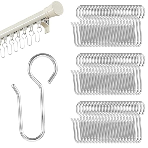 60 Stück Metall Gardinenhaken,Ymapinc S Haken Vorhang Haken Haken zum Einhängen Silber Vorhanghaken Curtain Hooks S Haken Klein Gardinenhaken Zum Einhängen für Seilspannsysteme Seilhaken 60 Stück Metall Gardinenhaken,Ymapinc S Haken Vorhang Haken Haken zum Einhängen Silber Vorhanghaken Curtain Hooks S Haken Klein Gardinenhaken Zum Einhängen für Seilspannsysteme Seilhaken von Ymapinc