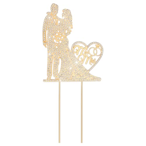 Cake Topper Hochzeit,Ymapinc Strass Tortendeko Hochzeit Mr & Mrs Hochzeitstorte Deko Metall Wedding Cake Topper Elegant Tortendenstecker Hochzeit für Hochzeit Jahrestag Verlobung Brautparty Cake Topper Hochzeit,Ymapinc Strass Tortendeko Hochzeit Mr & Mrs Hochzeitstorte Deko Metall Wedding Cake Topper Elegant Tortendenstecker Hochzeit für Hochzeit Jahrestag Verlobung Brautparty von Ymapinc