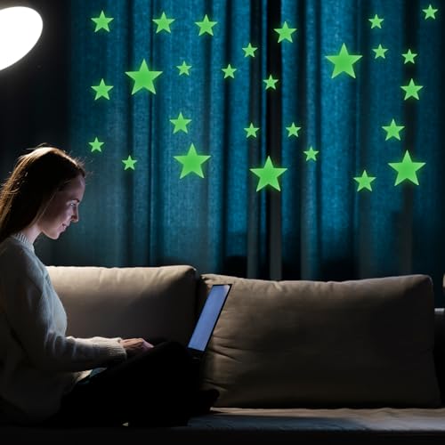 Ymapinc Fluoreszierende Sterne Selbstklebend,477 Stück Sterne zum Kleben Großer 3D Deckenaufkleber Kinderzimmer Aufkleber Sternenhimmel Aufkleber Dekorative Selbstklebend für Raumwände und Decken Ymapinc Fluoreszierende Sterne Selbstklebend,477 Stück Sterne zum Kleben Großer 3D Deckenaufkleber Kinderzimmer Aufkleber Sternenhimmel Aufkleber Dekorative Selbstklebend für Raumwände und Decken von Ymapinc