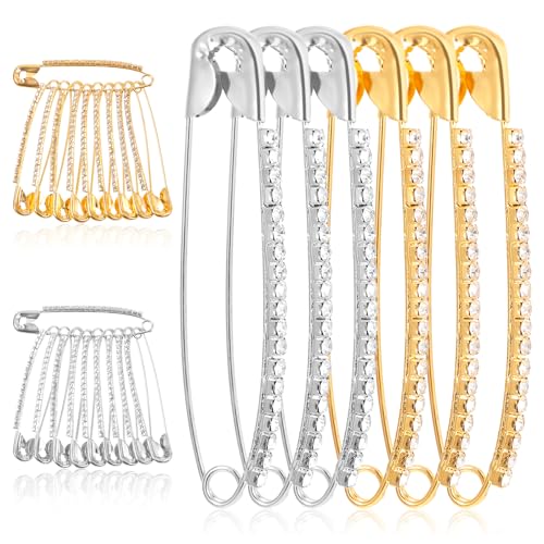 Ymapinc Sicherheitsnadeln Schmuck für Kleidung,20Pcs Hose Enger Machen Clip Broschennadeln mit Strasssteinen Edle Damen und Herren Schmucknadeln für Kleidung Schal Pullover Anzug Kleid Dekoration Ymapinc Sicherheitsnadeln Schmuck für Kleidung,20Pcs Hose Enger Machen Clip Broschennadeln mit Strasssteinen Edle Damen und Herren Schmucknadeln für Kleidung Schal Pullover Anzug Kleid Dekoration von Ymapinc
