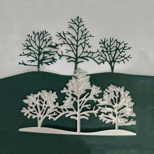 Metall-Stanzformen, Baum-Stanzformen, Wald-Ausschnitt-Schablonen, Kartenpapier, Bastelschablone, Metall-Stanzformen, Album, Prägepapier-Stanzformen für Kartenherstellung, Stanzformen und Prägen, 1 Metall-Stanzformen, Baum-Stanzformen, Wald-Ausschnitt-Schablonen, Kartenpapier, Bastelschablone, Metall-Stanzformen, Album, Prägepapier-Stanzformen für Kartenherstellung, Stanzformen und Prägen, 1 von Ymhapp