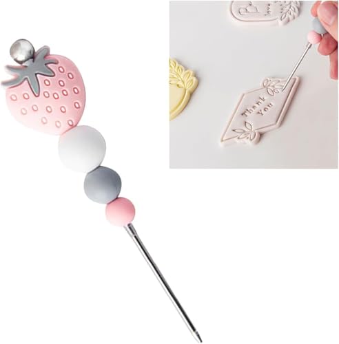 Professionelle Anreißnadel für Gebäck, Kekse, Anreißnadel, Erdbeere, Zucker, Rührwerkzeug für professionelles Gebäck, Backwaren, Modellier- und Modellierwerkzeuge, Dekorationswerkzeuge von Ymhapp