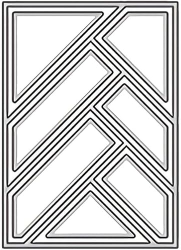 Silberne Stanzformen für Kartenherstellung, rechteckig, dreieckig, Hintergrund, Metall-Stanzformen, Hohlrahmen, Prägeschablone für DIY, Scrapbooking, Album, Dekoration, Stanzformen, Handwerk Silberne Stanzformen für Kartenherstellung, rechteckig, dreieckig, Hintergrund, Metall-Stanzformen, Hohlrahmen, Prägeschablone für DIY, Scrapbooking, Album, Dekoration, Stanzformen, Handwerk von Ymhapp