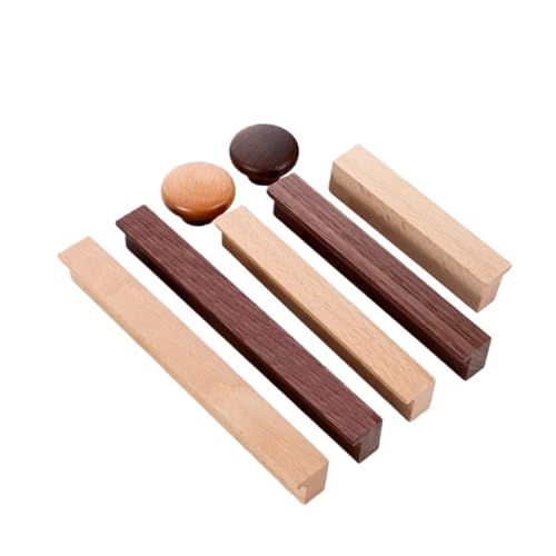Schrankgriffe Holz, Möbelgriffe Holz 2 Stück Möbelgriffe aus Walnussholz, Buchenholz, Küchenschrankknöpfe, Kleiderschrankgriffe, langer Griff, Schubladen, Kommoden, Hardware, Türgriffe(Walnut Single) Schrankgriffe Holz, Möbelgriffe Holz 2 Stück Möbelgriffe aus Walnussholz, Buchenholz, Küchenschrankknöpfe, Kleiderschrankgriffe, langer Griff, Schubladen, Kommoden, Hardware, Türgriffe(Walnut Single) von Ymnilian