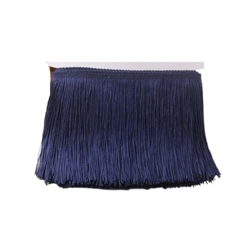 Ymnilian Fransenborte,Fransen 10 Meter 10/15/20/30cm Farbige Lange Quaste Fransenbesatz Gewebtes Spitzenband DIY Latein-Tanzkleid Bekleidungsstoff Nähzubehör(No20,30cm) von Ymnilian