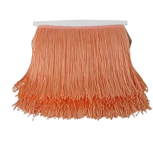 Ymnilian Fransenborte,Fransen 10 Yards 15cm Lange Quaste Fransenbesatz Spitzenband Quasten for Vorhänge Kleider Nähen Fransenbesätze DIY Zubehör(Champagne,10yards) von Ymnilian