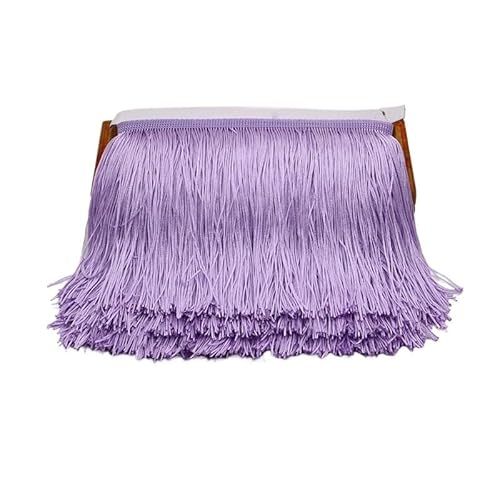 Ymnilian Fransenborte,Fransen 20 cm Lange Fransen-Spitzenquaste, Polyester-Spitzenbesatz, Band for Nähen von lateinamerikanischen Kleidern, Bühnenbekleidung, Vorhängen, DIY-Nähzubehör(Lilac,5yard) Ymnilian Fransenborte,Fransen 20 cm Lange Fransen-Spitzenquaste, Polyester-Spitzenbesatz, Band for Nähen von lateinamerikanischen Kleidern, Bühnenbekleidung, Vorhängen, DIY-Nähzubehör(Lilac,5yard) von Ymnilian