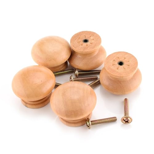 Ymnilian Schrankgriffe Holz, Möbelgriffe Holz NAIERDI 10 Stück natürliche Holzschrankgriffe for Schränke, Schubladen, Kleiderschränke, Türknöpfe, Zuggriffe, Hardware, kreisförmige Griffe(Medium Size) Ymnilian Schrankgriffe Holz, Möbelgriffe Holz NAIERDI 10 Stück natürliche Holzschrankgriffe for Schränke, Schubladen, Kleiderschränke, Türknöpfe, Zuggriffe, Hardware, kreisförmige Griffe(Medium Size) von Ymnilian
