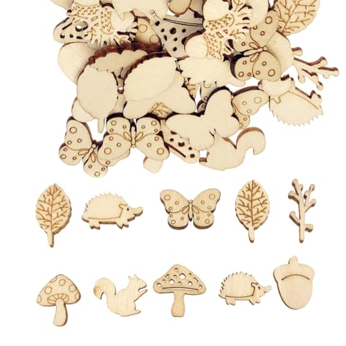 100STK Herbst Holz Konfetti Holzblumen Streudeko Herbst Holzdeko zum Basteln Holzpilze Holz Blätter Eichhörnchen Tannenzapfen Tischdeko Centerpiece Hochzeit Geburtstag Party Deko 100STK Herbst Holz Konfetti Holzblumen Streudeko Herbst Holzdeko zum Basteln Holzpilze Holz Blätter Eichhörnchen Tannenzapfen Tischdeko Centerpiece Hochzeit Geburtstag Party Deko von Ymxil
