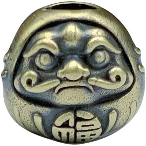 Ymxygz Japanische Dharma Ei Maskottchen Messing Messer Perlen Glücksbringer Outdoor DIY Paracord Handarbeit Gewebt Lanyard Anhänger Schmuck Zubehör Ymxygz Japanische Dharma Ei Maskottchen Messing Messer Perlen Glücksbringer Outdoor DIY Paracord Handarbeit Gewebt Lanyard Anhänger Schmuck Zubehör von Ymxygz