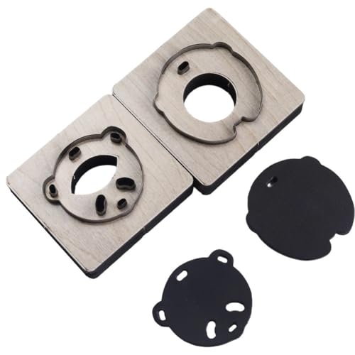 Ymxygz Stanzschablone, Lederschnitt, Gussform in Panda-Form, Mehrzweck-handwerkzeug Für Zuhause, Stabil, Einfach Zu Verwendende Leder-stanzform von Ymxygz