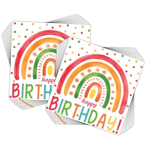 20 Stück Regenbogen Servietten, Servietten für Kindergeburtstag, Einwege Servietten für Geburtstage, Partys und Feiern, mit Schönem Regenbogen, für Tischdeko Regenbogen Party Kinder Geburtstag. 20 Stück Regenbogen Servietten, Servietten für Kindergeburtstag, Einwege Servietten für Geburtstage, Partys und Feiern, mit Schönem Regenbogen, für Tischdeko Regenbogen Party Kinder Geburtstag. von Ynkkvre
