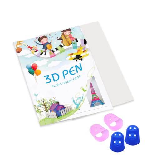 3D-Stift-Druck-Zeichenbuch,wiederverwendbare bunte 40 Muster dickes Papier Vorlage mit einer klaren Platte, 3D Druckstift Vorlage,3D-Malerei-Graffiti-Schablonen für Kinder, DIY-Geschenke 3D-Stift-Druck-Zeichenbuch,wiederverwendbare bunte 40 Muster dickes Papier Vorlage mit einer klaren Platte, 3D Druckstift Vorlage,3D-Malerei-Graffiti-Schablonen für Kinder, DIY-Geschenke von Ynkkvre