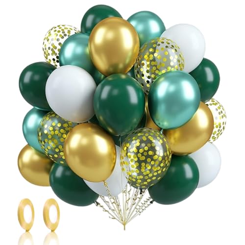 60 Stück 30,5 cm grüne Luftballons Set, ungiftige Latex-Geburtstagsdekorationen, mehrfarbiges Partyzubehör für Hochzeiten, Dschungel-Themen-Geburtstagsparty-Dekoration, Jahrestag, Babyparty, Taufe 60 Stück 30,5 cm grüne Luftballons Set, ungiftige Latex-Geburtstagsdekorationen, mehrfarbiges Partyzubehör für Hochzeiten, Dschungel-Themen-Geburtstagsparty-Dekoration, Jahrestag, Babyparty, Taufe von Ynkkvre