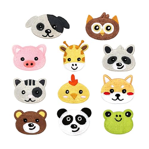 Bügelflicken Kinder, 10 Stück Bestickte Aufnäher, Tier Patches Aufnäher Bestickte, Flicken Zum Aufbügeln, zum Aufnähen oder Aufbügeln auf Kleidung, Kleid, Hut, Jeans. Bügelflicken Kinder, 10 Stück Bestickte Aufnäher, Tier Patches Aufnäher Bestickte, Flicken Zum Aufbügeln, zum Aufnähen oder Aufbügeln auf Kleidung, Kleid, Hut, Jeans. von Ynkkvre