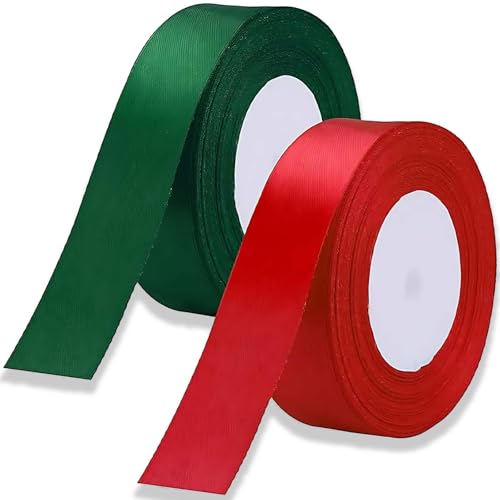 Satinband Weihnachten Rot und Grün, 44m Stoff Rot und Grün Satinband,Geschenkband Hochzeit Stoff,für Brautstrauß Basteln Geburtstag Hochzeit Dekoration. Satinband Weihnachten Rot und Grün, 44m Stoff Rot und Grün Satinband,Geschenkband Hochzeit Stoff,für Brautstrauß Basteln Geburtstag Hochzeit Dekoration. von Ynkkvre