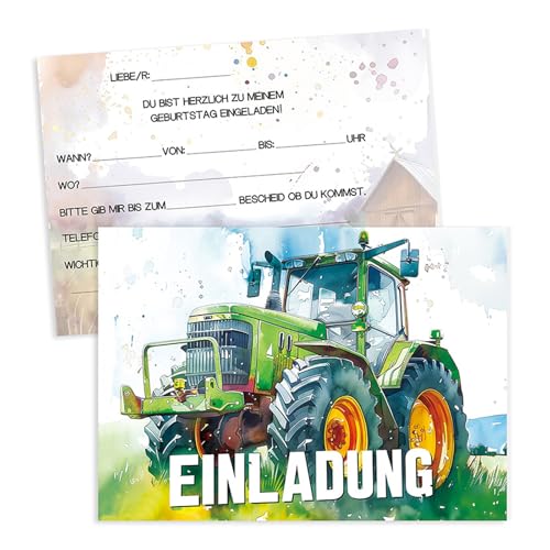 Ynkkvre 14×Traktor Einladungskarten Kindergeburtstag, Monstertruck Einladungskarten Geburtstag Junge, für Mädchen und Jungen Geburtstagseinladungen, Einladung Kindergeburtstag Junge für Themed Party. Ynkkvre 14×Traktor Einladungskarten Kindergeburtstag, Monstertruck Einladungskarten Geburtstag Junge, für Mädchen und Jungen Geburtstagseinladungen, Einladung Kindergeburtstag Junge für Themed Party. von Ynkkvre