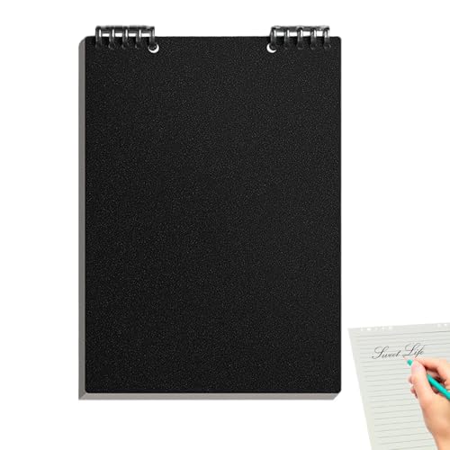 Abnehmbares Notebook für die Schule, Top gebundenes Notebook - Multifunktionale Top-Binder Notizblock,60 Blätter obere Bindung Steno-Notizbücher für Schule, Arbeit, abnehmbares Notizbuch, von Ynnhik