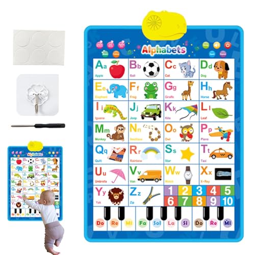 Alphabet-Poster für den Unterricht, zum Lernen von Postern für Kleinkinder – elektronisch, interaktiv, pädagogisch, sprechend, Musikwandtisch Alphabet-Poster für den Unterricht, zum Lernen von Postern für Kleinkinder – elektronisch, interaktiv, pädagogisch, sprechend, Musikwandtisch von Ynnhik