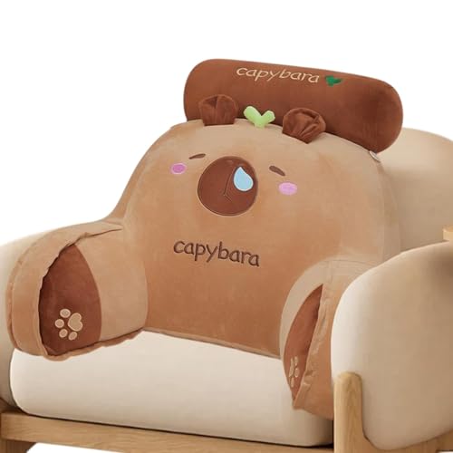 Capybara Bettkissen, gefüllt Capybara Bett Lesen - kurzer Plüschstoff gefülltes Tierkissen für Wohnzimmer, Kinderzimmer, Auto, Sofa Capybara Bettkissen, gefüllt Capybara Bett Lesen - kurzer Plüschstoff gefülltes Tierkissen für Wohnzimmer, Kinderzimmer, Auto, Sofa von Ynnhik