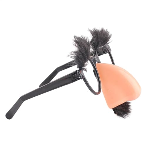 Gefälschte Nasenbrille - Huschliche Verkleidung, klassische Comedy -Look | Leichter Mehrzweckrahmen, übergroßes Nasendesign, lustige Partykleidung, perfekt für Kostüme Pranks Theatre Halloween Enterta Gefälschte Nasenbrille - Huschliche Verkleidung, klassische Comedy -Look | Leichter Mehrzweckrahmen, übergroßes Nasendesign, lustige Partykleidung, perfekt für Kostüme Pranks Theatre Halloween Enterta von Ynnhik