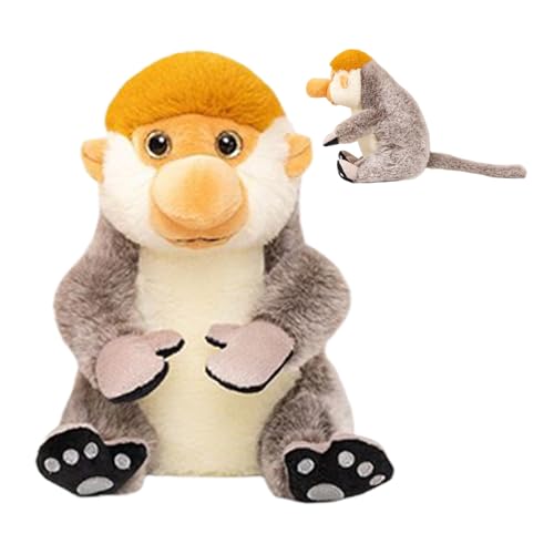 Gefüllte Affe Plüsch | Gefüllte Spielzeug Affe Plüsch-Puppe - Lange Nase weiche Puppe Huggble Collectible Kinderspielzeug-Schlaf-Aid, Zimmerdekor für Baby Show Engagierende Primatdetails: Anheben Gefüllte Affe Plüsch | Gefüllte Spielzeug Affe Plüsch-Puppe - Lange Nase weiche Puppe Huggble Collectible Kinderspielzeug-Schlaf-Aid, Zimmerdekor für Baby Show Engagierende Primatdetails: Anheben von Ynnhik