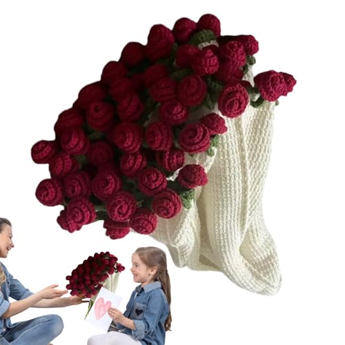 Häkeln Wurf - Blumen gestrickte Decke, Bettdekoration Quilt | Hautfreundliche Garndesign mit Blumenstrauß Muster für Muttertag, Hochzeitsgeschenk, Schlafsäle für gemütliches Schlafzimmer und Häkeln Wurf - Blumen gestrickte Decke, Bettdekoration Quilt | Hautfreundliche Garndesign mit Blumenstrauß Muster für Muttertag, Hochzeitsgeschenk, Schlafsäle für gemütliches Schlafzimmer und von Ynnhik