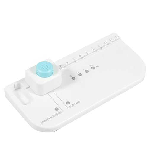 Heavy File Tabs Punch - Präzise Schneidwerkzeug, Robustes Metall Build | Ergonomischer Griffgriff, Stanzen Von Sauberer Kante, Kompakt Leicht, Ideal Zum Organisieren von Bindemitteln, Ordnern Und von Ynnhik
