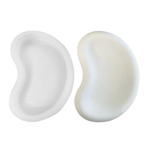 Pea Shape Ziegel Silikonform, Epoxidharz Biegelformen | Klare Epoxidharzguss - Schmuck macht Formen zur Herstellung von Harz Platte Schüssel Schmuck Halter von Ynnhik